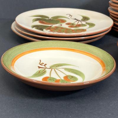 LOT 77: Vintage Stangl Pottery Dishes - Orchard Song