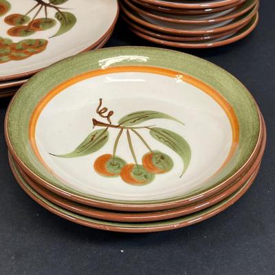 LOT 77: Vintage Stangl Pottery Dishes - Orchard Song