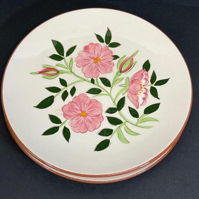 LOT 78: Mixed Patterns - Vintage Stangl Pottery Dishes - Thistle, Blue Daisy, Wild Rose