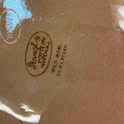 LOT 78: Mixed Patterns - Vintage Stangl Pottery Dishes - Thistle, Blue Daisy, Wild Rose