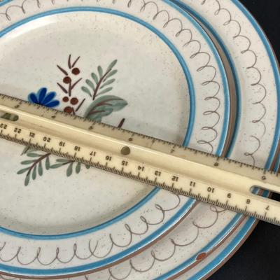 LOT 78: Mixed Patterns - Vintage Stangl Pottery Dishes - Thistle, Blue Daisy, Wild Rose