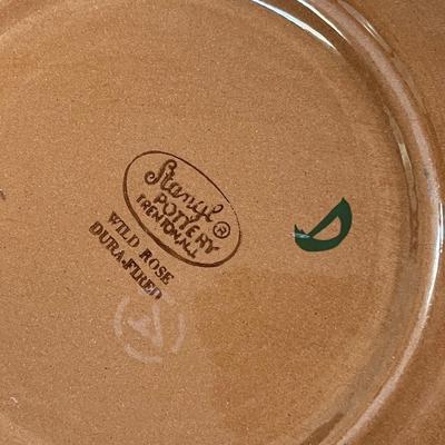 LOT 78: Mixed Patterns - Vintage Stangl Pottery Dishes - Thistle, Blue Daisy, Wild Rose