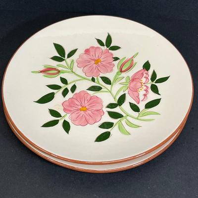 LOT 78: Mixed Patterns - Vintage Stangl Pottery Dishes - Thistle, Blue Daisy, Wild Rose