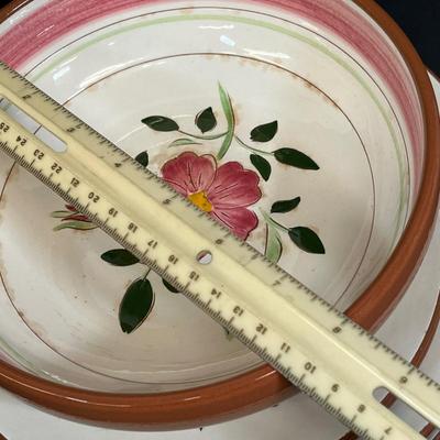 LOT 78: Mixed Patterns - Vintage Stangl Pottery Dishes - Thistle, Blue Daisy, Wild Rose