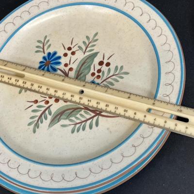 LOT 78: Mixed Patterns - Vintage Stangl Pottery Dishes - Thistle, Blue Daisy, Wild Rose