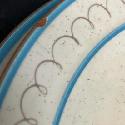 LOT 78: Mixed Patterns - Vintage Stangl Pottery Dishes - Thistle, Blue Daisy, Wild Rose