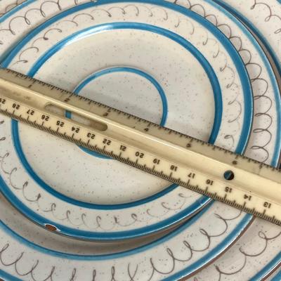 LOT 78: Mixed Patterns - Vintage Stangl Pottery Dishes - Thistle, Blue Daisy, Wild Rose