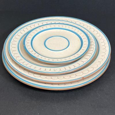 LOT 78: Mixed Patterns - Vintage Stangl Pottery Dishes - Thistle, Blue Daisy, Wild Rose