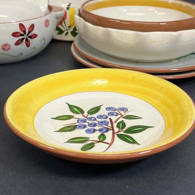 LOT 79: Vintage Stangl Pottery Dishes - Mixed Patterns