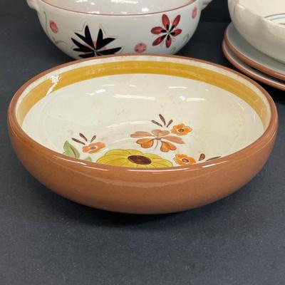 LOT 79: Vintage Stangl Pottery Dishes - Mixed Patterns