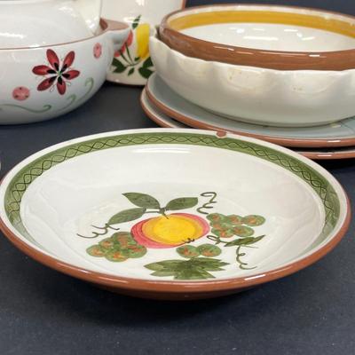 LOT 79: Vintage Stangl Pottery Dishes - Mixed Patterns