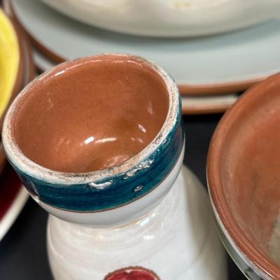 LOT 79: Vintage Stangl Pottery Dishes - Mixed Patterns
