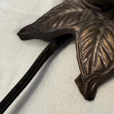 Hummingbird Lamp with Glass Trumpet Shade (DR-HS)