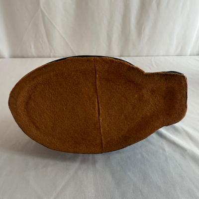 Pair of Black Ceramic Horse Head Sculptures (PB-HS)