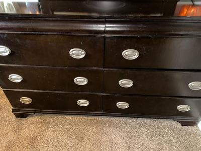 RIVERS EDGE 6 DRAWER DRESSER WITH MIRROR