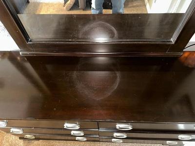 RIVERS EDGE 6 DRAWER DRESSER WITH MIRROR