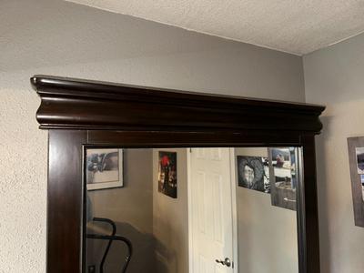 RIVERS EDGE 6 DRAWER DRESSER WITH MIRROR