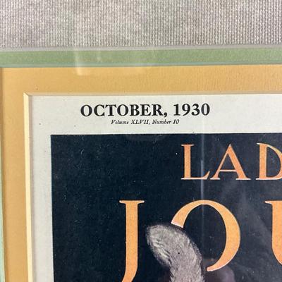 141 Ladies Home Journal Woman With Gun On Fence By Mary Louise Preston Circa October 1930