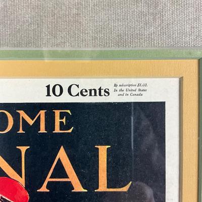 141 Ladies Home Journal Woman With Gun On Fence By Mary Louise Preston Circa October 1930