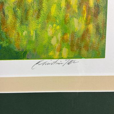 148 Serigraph By Christian Title "Golden Hour" #296/300 Signed