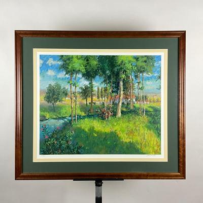 148 Serigraph By Christian Title "Golden Hour" #296/300 Signed