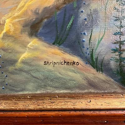 149 Original Oil Painting "Rock Fish" By Skripnichenko