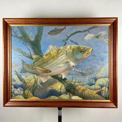 149 Original Oil Painting "Rock Fish" By Skripnichenko