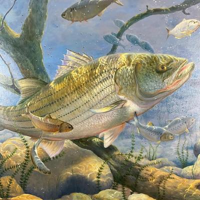 149 Original Oil Painting "Rock Fish" By Skripnichenko