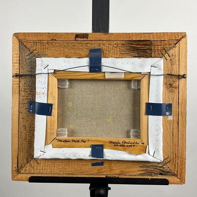 155 Oil Painting "Fox At Mantua Mill" By Marsha Choluiclee 1996