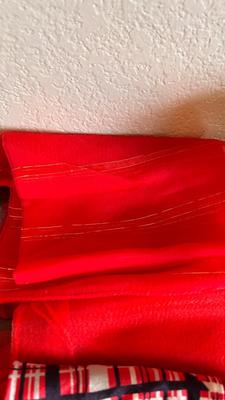 ANTIQUE HAT PIN HOLDER WITH VTG LADIES SCARFS AND HANKIES