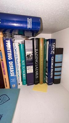 AN ASSORTMENT OF DIFFERENT BOOKS