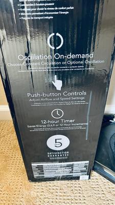 VORNADO OSCILLATING TOWER FAN 40” TALL