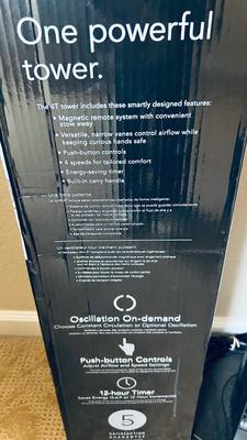 VORNADO OSCILLATING TOWER FAN 40” TALL