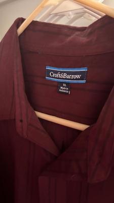 MENS XL SHIRTS, VAN HUESAN, CROFT & BORROW, GRAND SLAM, GEORGE GOLF AMONGST OTHERS