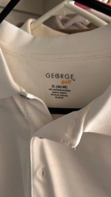 MENS XL SHIRTS, VAN HUESAN, CROFT & BORROW, GRAND SLAM, GEORGE GOLF AMONGST OTHERS