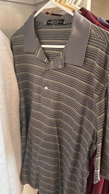 MENS XL SHIRTS, VAN HUESAN, CROFT & BORROW, GRAND SLAM, GEORGE GOLF AMONGST OTHERS