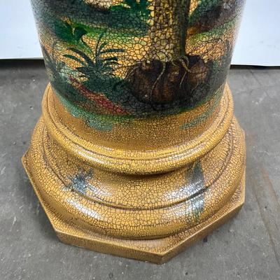 157 Decorative Hand-Painted 4ft Column