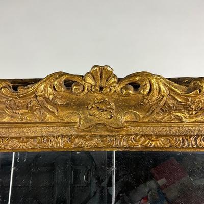 158 Antique Rococo Style Ornate Gold Frame Mirror