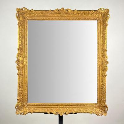 158 Antique Rococo Style Ornate Gold Frame Mirror