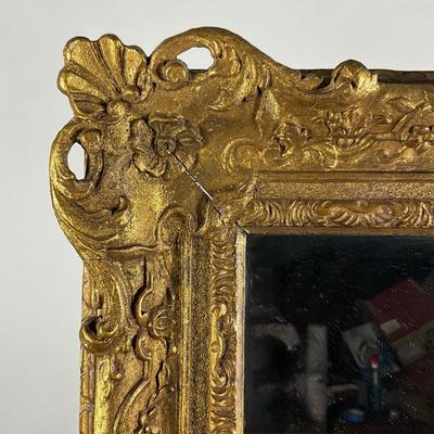 158 Antique Rococo Style Ornate Gold Frame Mirror