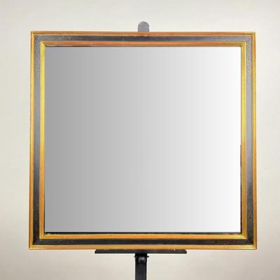 159 Beveled Mirror With Gold & Black Frame