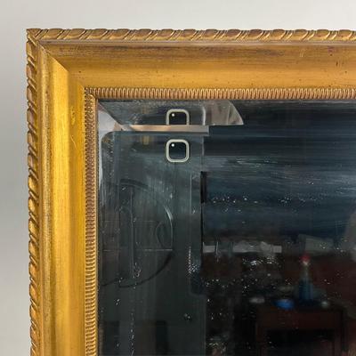 160 Beveled Mirror With Gold Frame