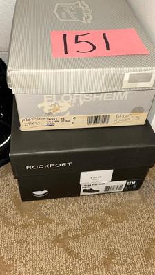 MENS DRESS SHOES, CROFT & BORROW SIZE 13 and FLORSHEIM SZ-12