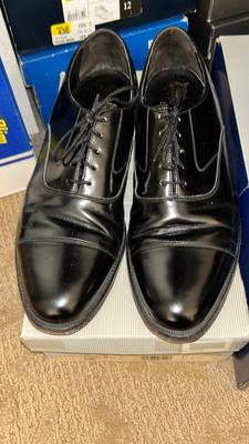 MENS DRESS SHOES, CROFT & BORROW SIZE 13 and FLORSHEIM SZ-12