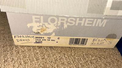 MENS DRESS SHOES, CROFT & BORROW SIZE 13 and FLORSHEIM SZ-12