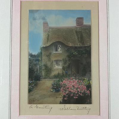 171 Wallace Nutting Hand-Colored Photograph Circa 1914