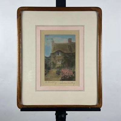 171 Wallace Nutting Hand-Colored Photograph Circa 1914