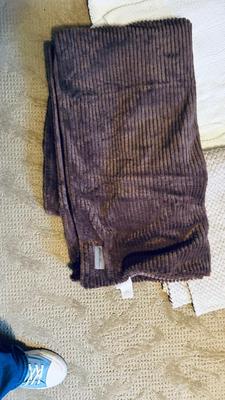 EDDIE BAUER SUPER SOFT THROW BLANKET, QUEEN KNIT BLANKET AND ANOTHER COZY THROW