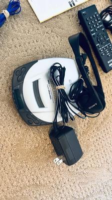 ITS A “SONY” LOT OF GOODS, A PORTABLE DVD PLAYER, WALKMAN CD PLAYER AND TRANSISTOR TYPE RADIO
