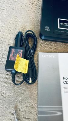 ITS A “SONY” LOT OF GOODS, A PORTABLE DVD PLAYER, WALKMAN CD PLAYER AND TRANSISTOR TYPE RADIO